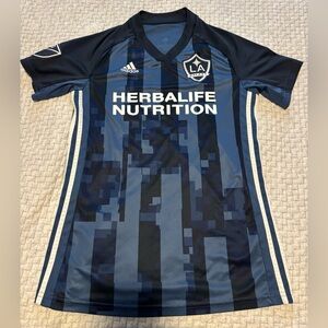 LA Galaxy Adidas MLS Soccer Jersey Size Small